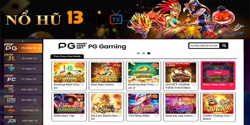 Khám phá thế giới nổ hũ 13win hấp dẫn săn hũ mỏi tay